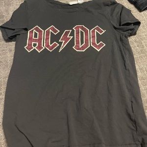 acdc shirt.  fits like a medium